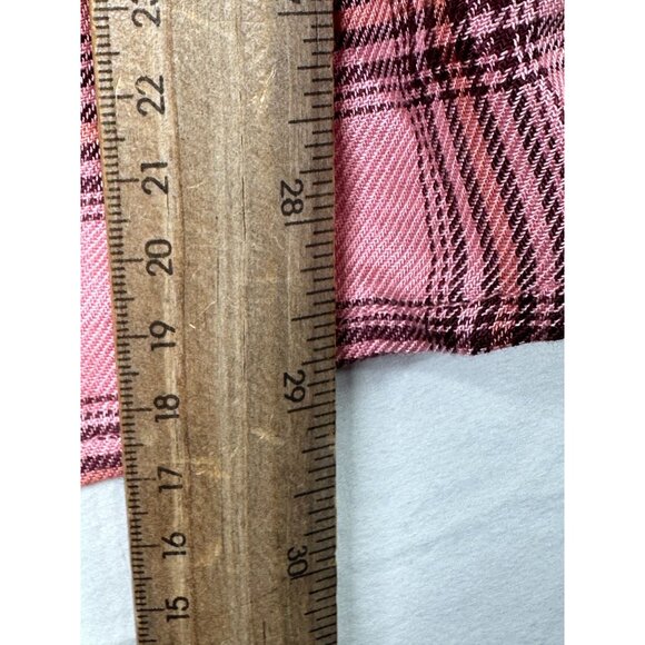 New Lane Bryant Medium‎ Sleeve Square Neck Peplum Blouse Size 22 Pink - Picture 8 of 8